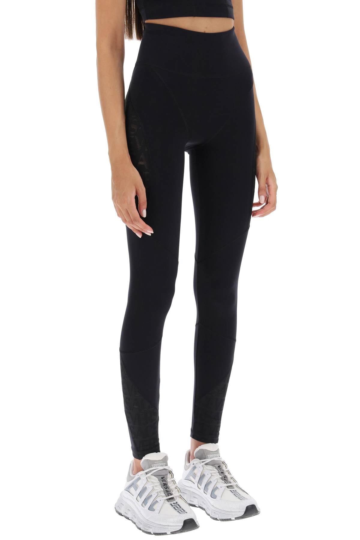 Versace sports leggings with lettering – Italy Station