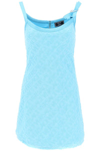 Versace la vacanza terry-cloth mini dress 1011255 1A07524 AZUR