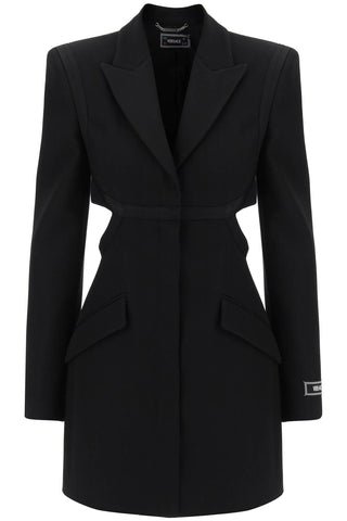 Versace blazer dress with cut-outs 1011287 1A06750 BLACK