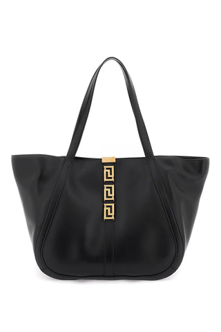 Versace greca goddess tote bag 1011570 1A08774 BLACK VERSACE GOLD