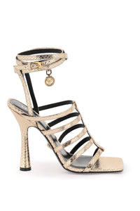 Versace lycia structure sandals 1013215 1A10001 CHAMPAGNE VERSACE GOLD