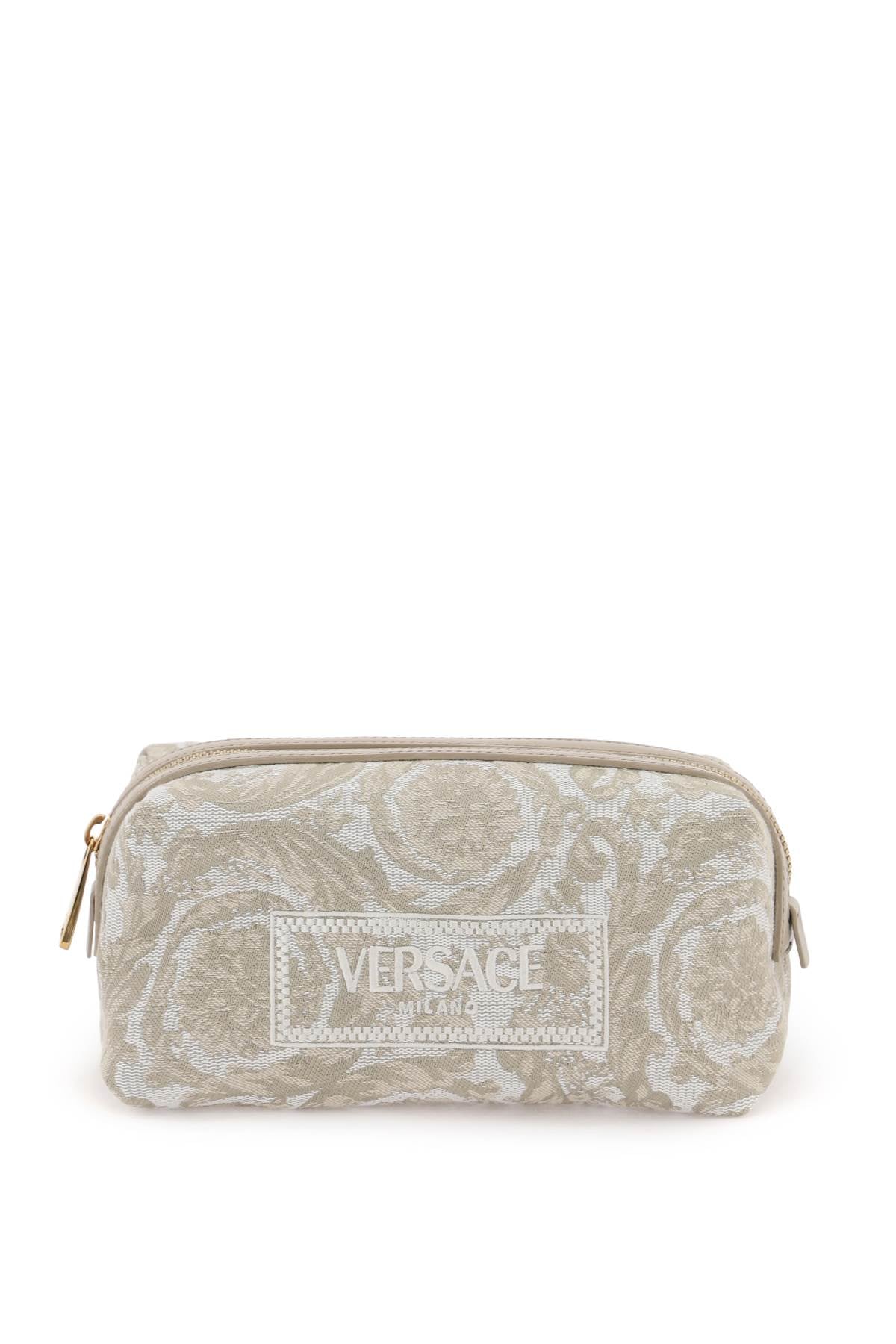 Versace barocco 化妝包 1013925 1A09741 米色 米色 VERSACE 金色