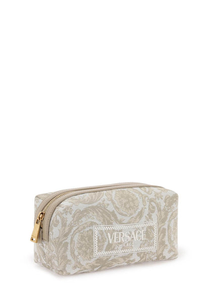 Versace barocco 化妝包 1013925 1A09741 米色 米色 VERSACE 金色