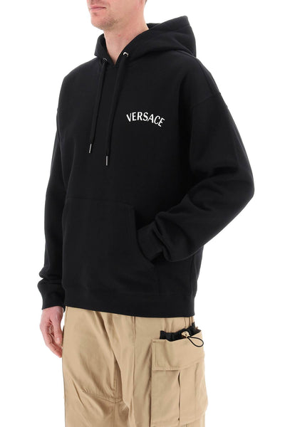 Versace milano stamp hoodie 1013979 1A09923 BLACK