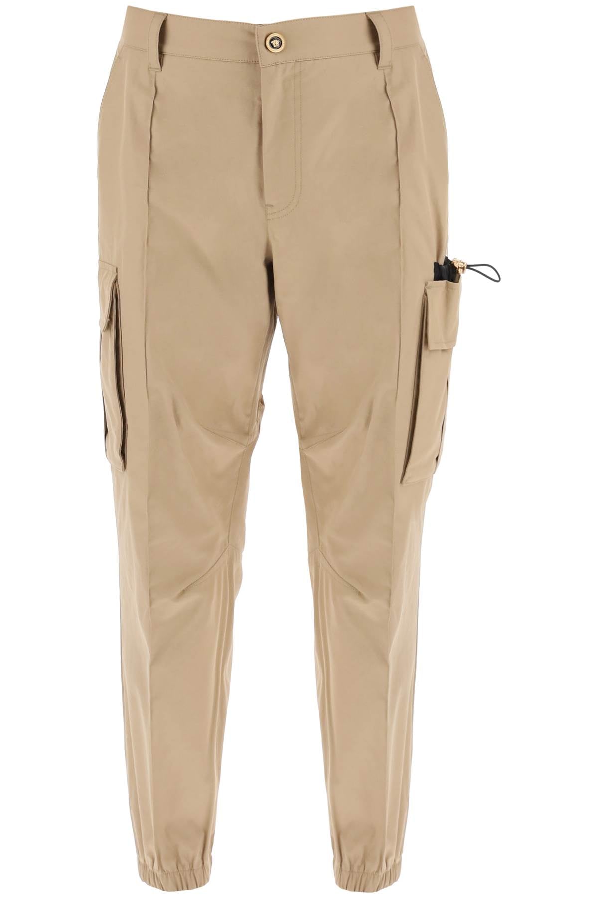 Versace medusa cargo pants 1014045 1A09992 SAND