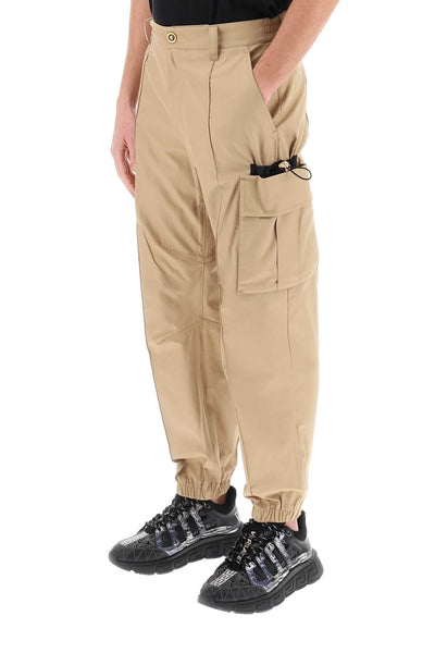 Versace medusa cargo pants 1014045 1A09992 SAND