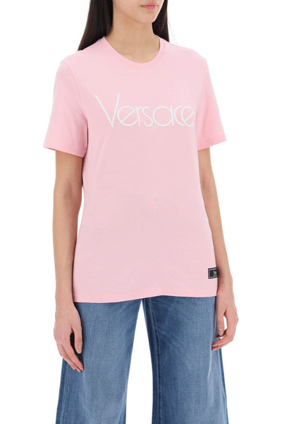 Versace 1978 re-edition crew 1014273 1A09120 PINK WHITE