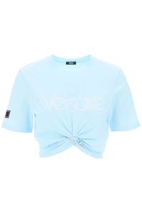 Versace "cropped 1978 re 1014276 1A09120 PALE BLUE BIANCO