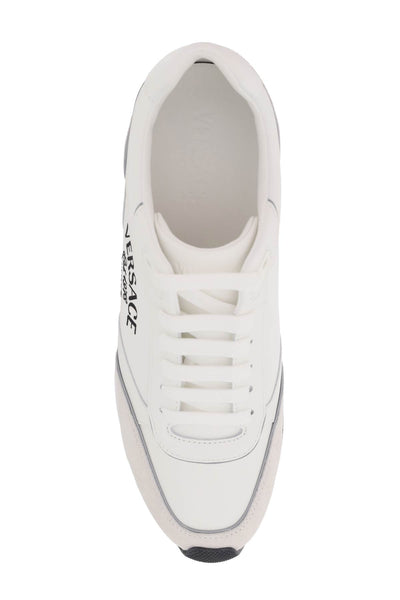Versace milano runner sneakers 1014457 1A10050 WHITE