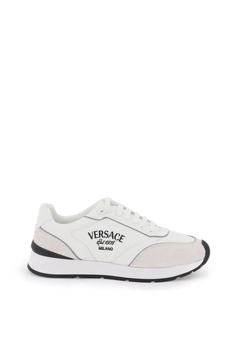 Versace 米蘭跑步鞋 1014457 1A10050 白色