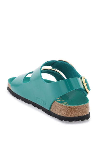 Birkenstock 'milano' big buckle sandals 1025392 DIGITAL GREEN
