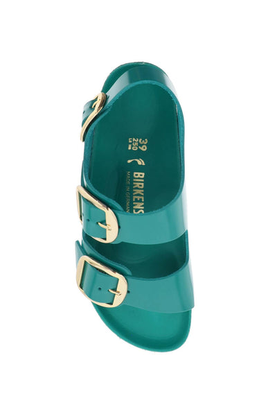 Birkenstock 'milano' big buckle sandals 1025392 DIGITAL GREEN