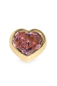 Dans les rues lux heart ring 1117 GOLD AND PINK