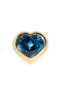 Dans les rues lux heart ring 1118 GOLD AND BLUE