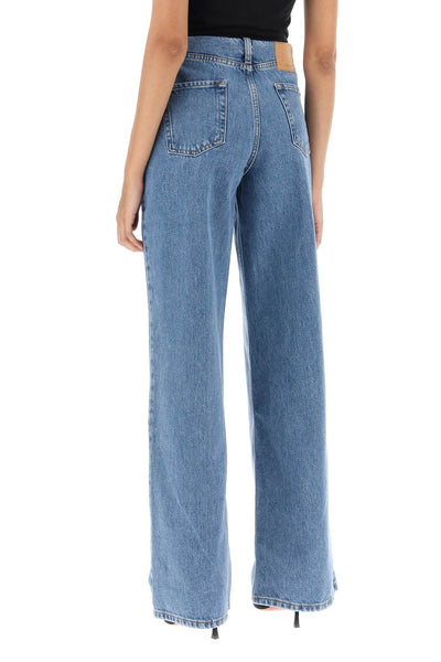 Magda butrym low waist baggy jeans 115723 BLUE
