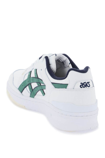亞瑟士 ex89 運動鞋 1201A476 白色三葉草綠色