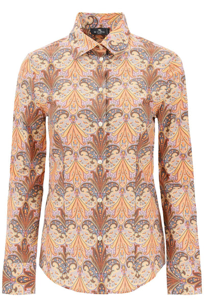 Etro slim fit shirt with paisley pattern 12403 5102 MULTI