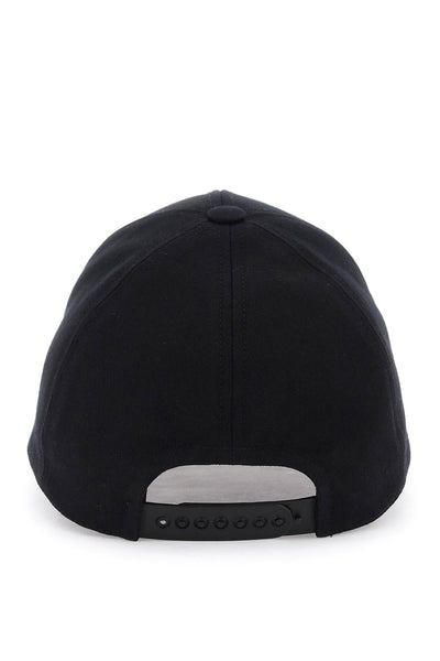 Courreges cotton baseball cap 124ACT033CO0024 BLACK