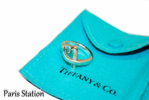 Tiffany＆Co Sterling Silver Paloma Picasso Heart Ring尺寸4.5