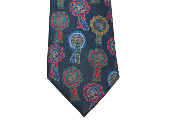 Gucci Blue Silk Ribbon Men's Tie