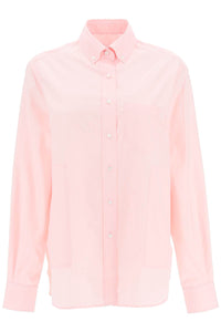 Saks potts 'william' cotton shirt 13517 ROSE PINK