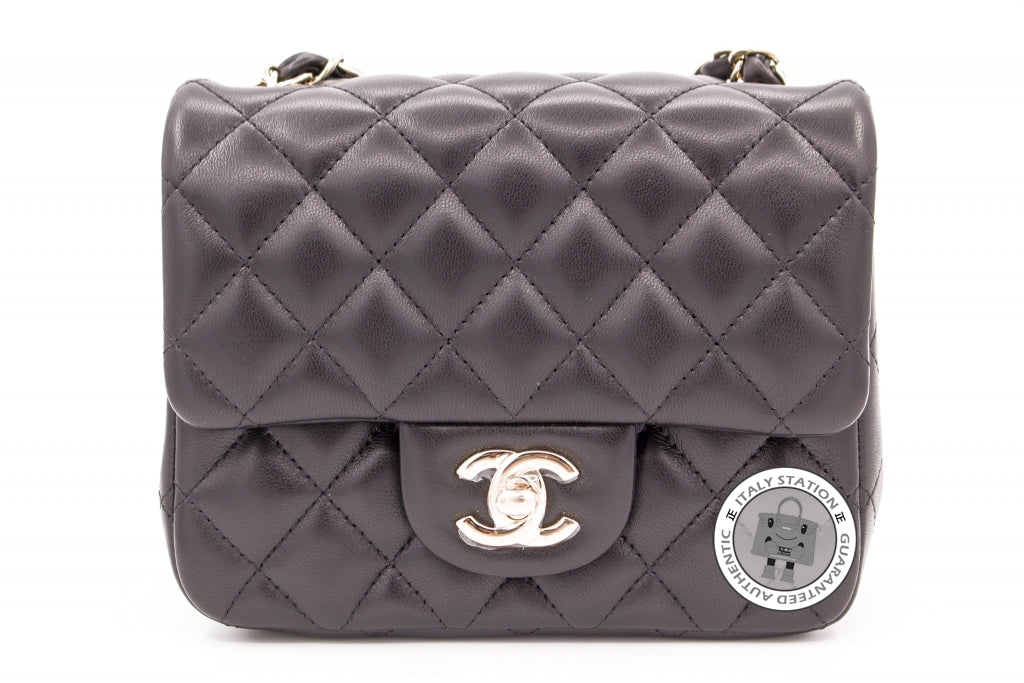 Italy Station 意大利站 - Chanel A69900 Classic CC Black Lambskin Mini Shoulder  Bags Shw - See details & discounted price here