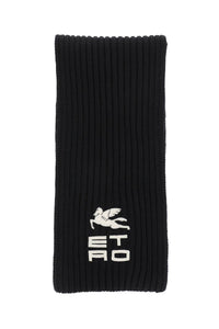 Etro wool scarf with logo 17174 9597 BLACK