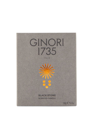 Ginori 1735 black stone scented candle refill for il seguace 190 gr 179RG00 FXBR01 BLACK STONE