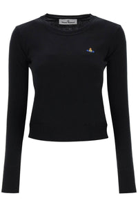 Vivienne westwood embroidered logo pullover 1803002SY0010 BLACK