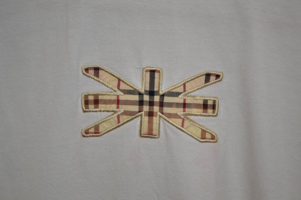 Burberry British Flag Haymarket簽名白色男孩T卹尺寸6