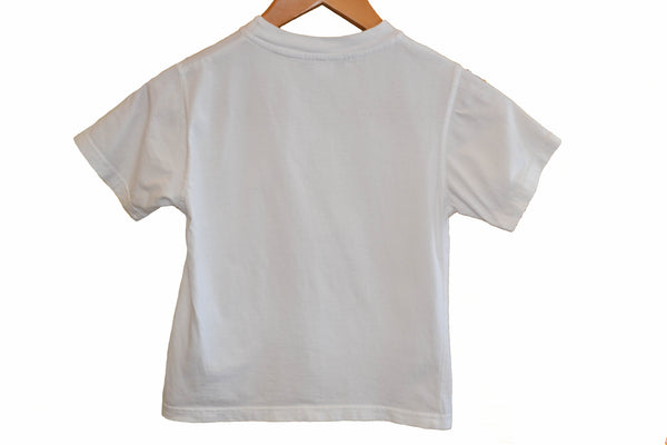 Burberry British Flag Haymarket Signature White Boy T-Shirt Size 6