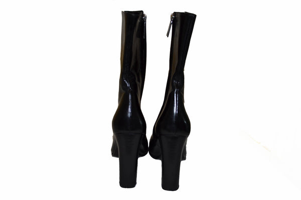 Gucci Black Calfskin Leather Boots 6.5B