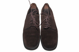 Salvatore Ferragamo Sport Brown Suede Leather Dress Shoes 5.5 B
