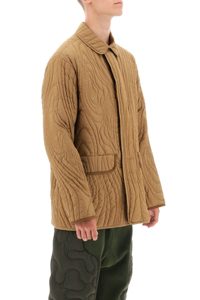 Moncler x salehe bembury harter-heighway 絎縫夾克 1A000 04 M3224 OPEN 棕色
