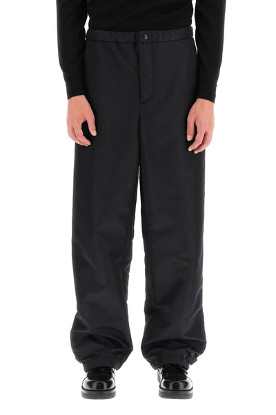 Valentino nylon cargo pants with roman stud detail 1V0RBJ057TV NERO