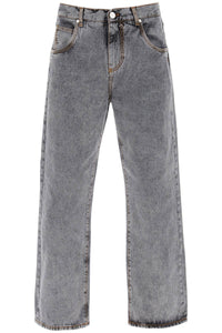 Etro 寬鬆牛仔褲 1W806 9651 灰色