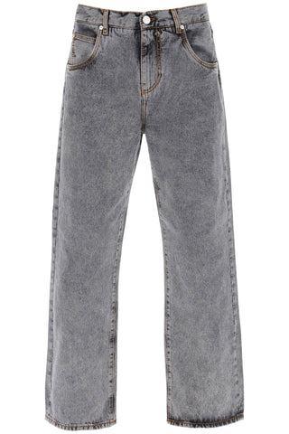 Etro 寬鬆牛仔褲 1W806 9651 灰色
