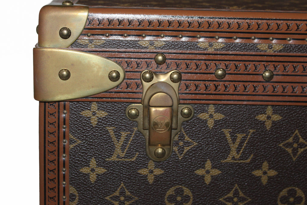 LOUIS VUITTON Alzer 75 Vintage Monogram Hard Case Luggage Trunk