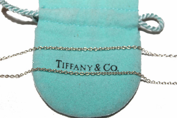Tiffany＆Co。22mm開放式心臟純銀項鍊