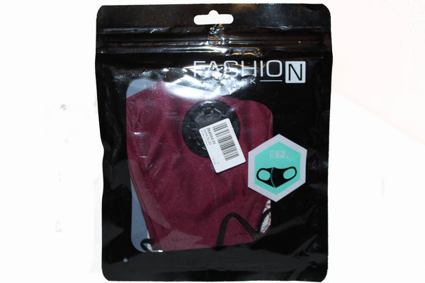 Non Medical Burgundy Lightweight & Comfortable Wear Face Mask/Covering