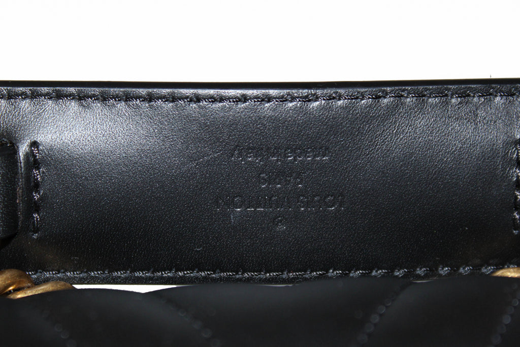 Authentic Louis Vuitton Black New Wave Chain PM Hand/Shoulder