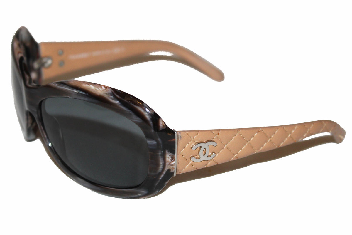 Chanel Beige Quilted Leather Sunglasses 5116-Q – Italy Station
