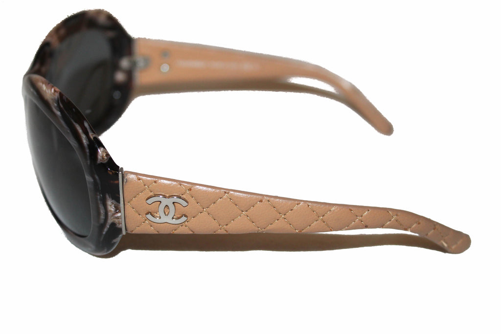 Chanel Beige Quilted Leather Sunglasses 5116-Q – Italy Station