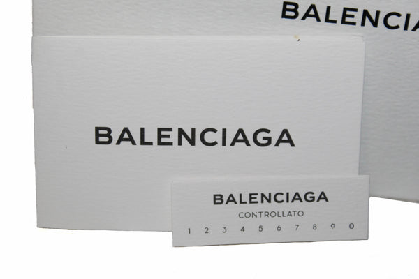 Balenciaga灰色巨人12金城羊皮皮革襟翼錢包
