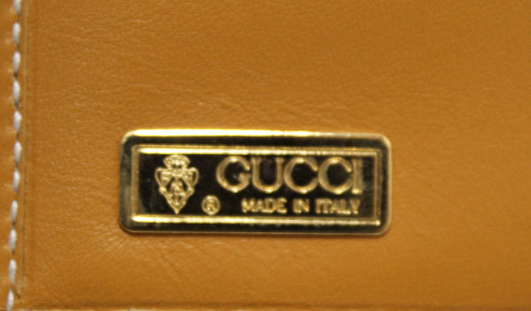 Gucci Vintage米色微齊齊西瑪（Microguccissima
