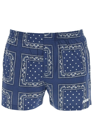 Jacquemus all-over print underwear trunk 216PA105 1090 PRINT NAVY PAISLEY