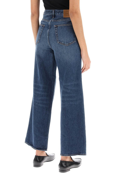 Toteme cropped flare jeans 221 230 741 32 WASHED BLUE