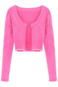 Jacquemus la maille neve cropped top 223KN010 2380 PINK