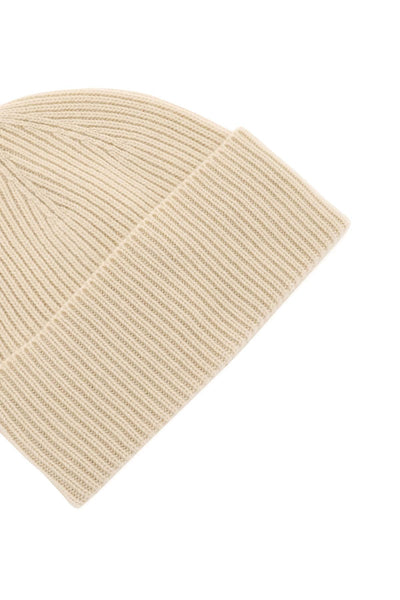 Toteme ribbed beanie hat 231 7004 323 MACADAMIA