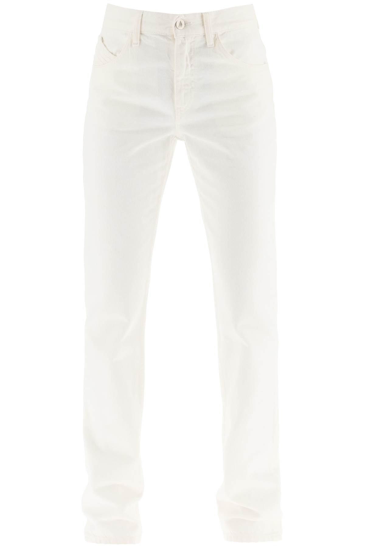 The attico 'girlfriend' slim-fit jeans 231WCP48D051 WHITE